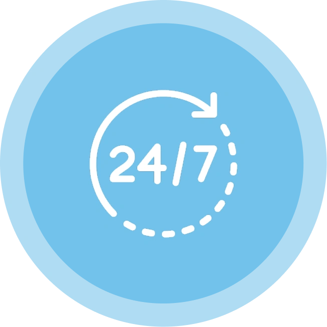 24/7 support and training